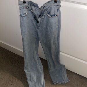 Abercrombie & Fitch Light Wash Blue Jeans
